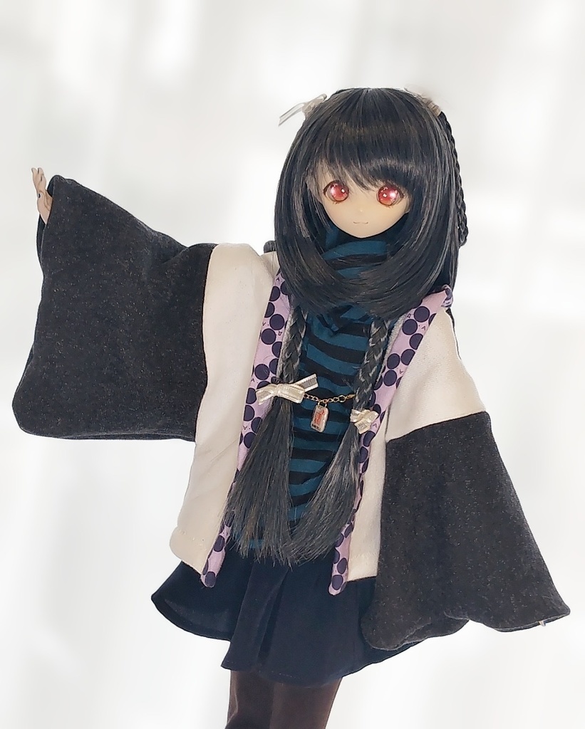 ☆ドールちゃん向け羽織パーカー☆