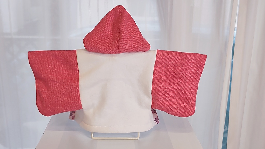 ☆ドールちゃん向け羽織パーカー☆