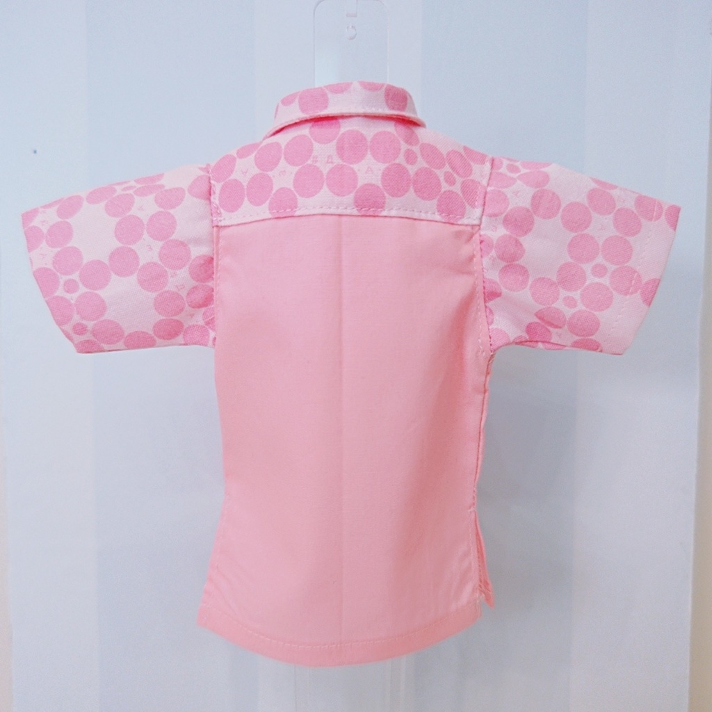 ☆60cmドール向けアロハシャツ(顔文字令和梅)☆