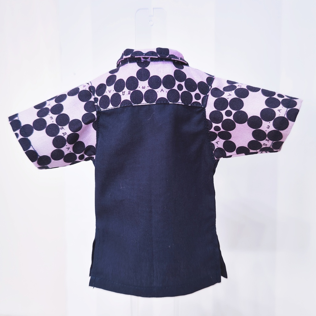 ☆60cmドール向けアロハシャツ(顔文字令和梅)☆