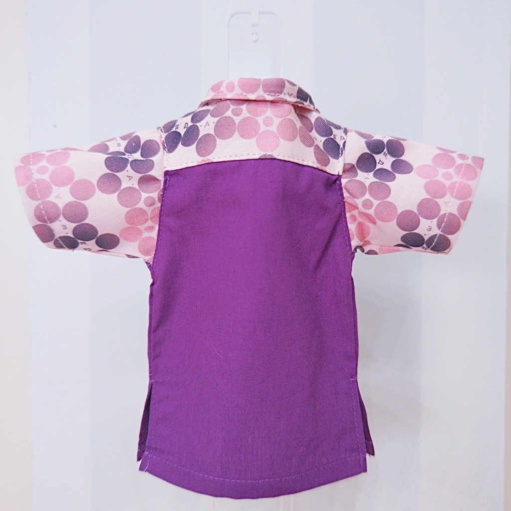 ☆60cmドール向けアロハシャツ(顔文字令和梅)☆