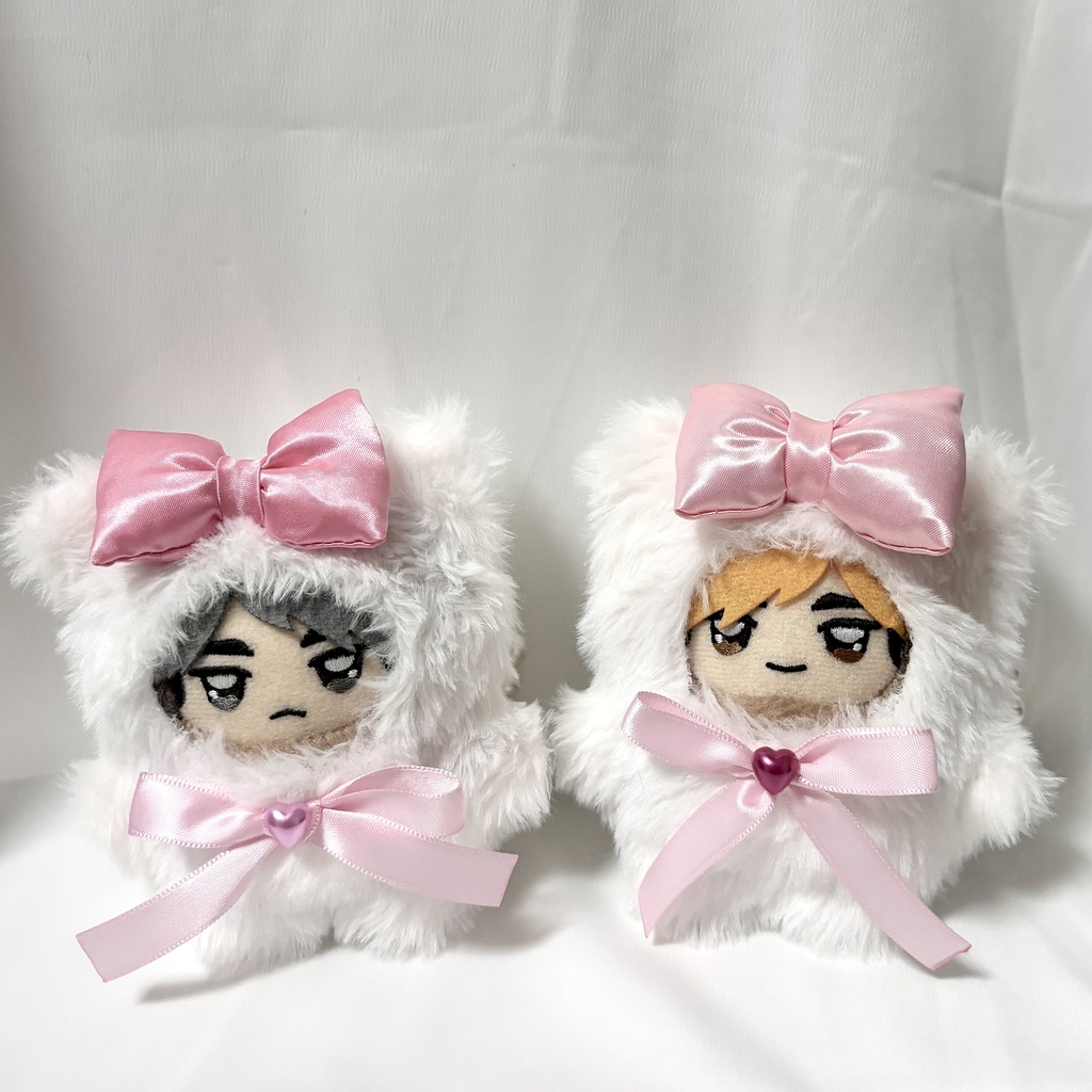 ちみけも用 パールチャーム付き୨୧ᴘɪɴᴋ୨୧ʙᴇᴀʀ