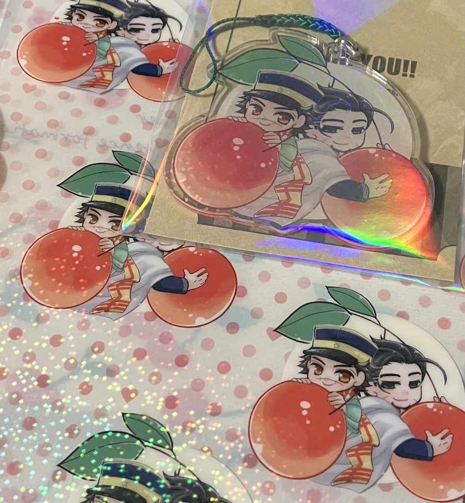 【さくらんぼSET】OSGアクキー+A5クリアファイル