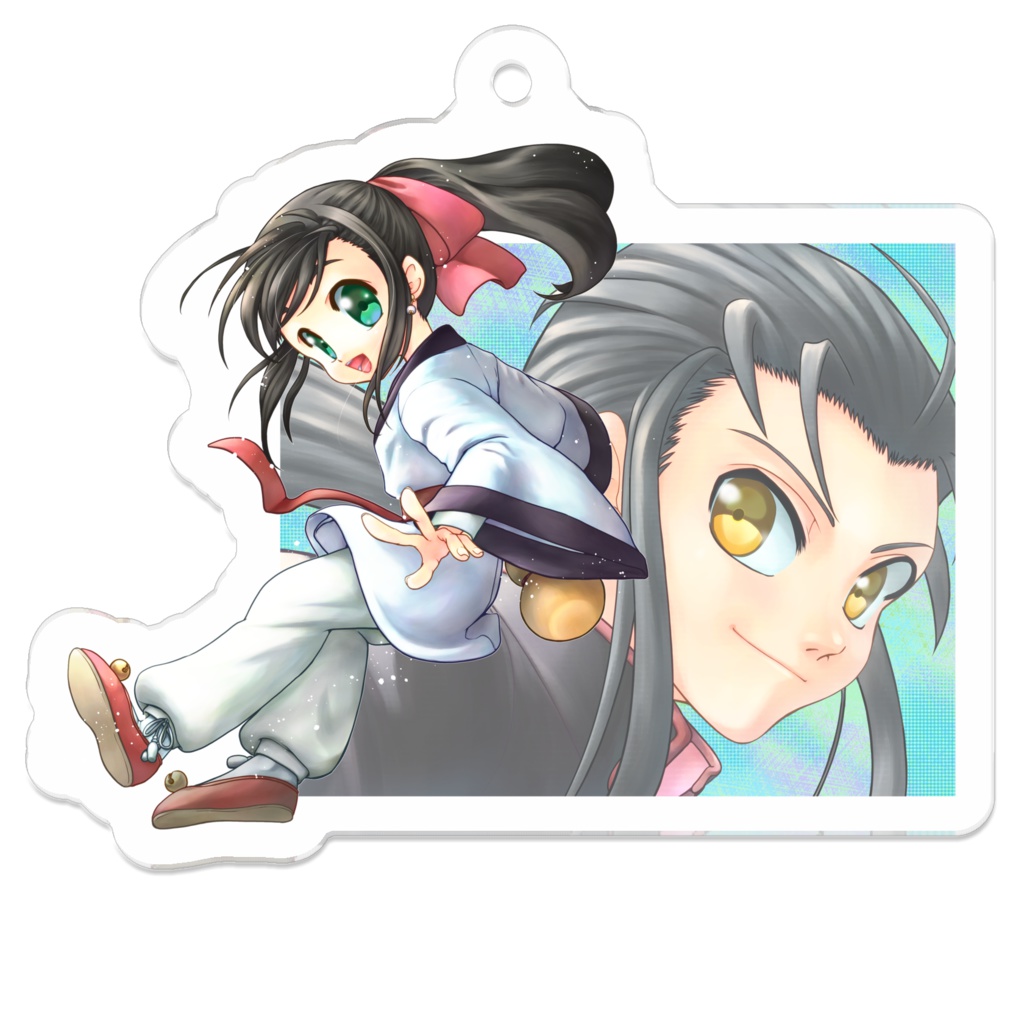 封仙娘娘追宝録（和穂と殷雷）アクリルキーホルダー