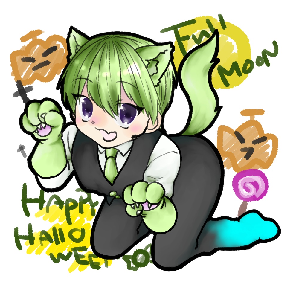 鷺崎ササギくんアクキーver.ハロウィーン