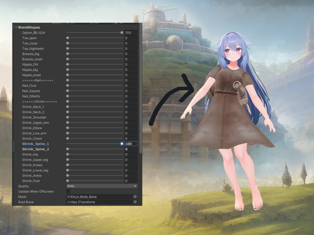 【無料!】【VRC】【桔梗ちゃん対応】RPGでよくある初期のボロい服