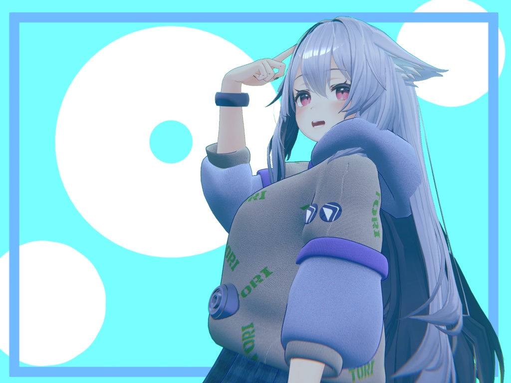 【VRC】【桔梗対応】とりのすけぱーかー