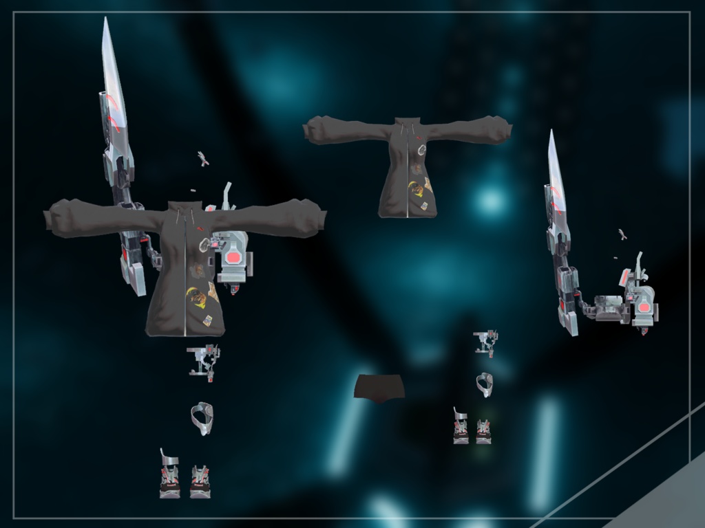 【森羅ちゃん対応】【狐雨ちゃん対応】【VRC】cyber_PA=KA