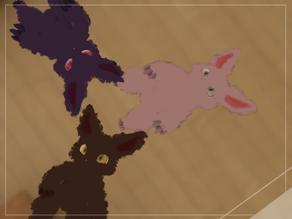 ミミナガクマネズミ【リアクションギミックつき追従型ペット】【VRC】