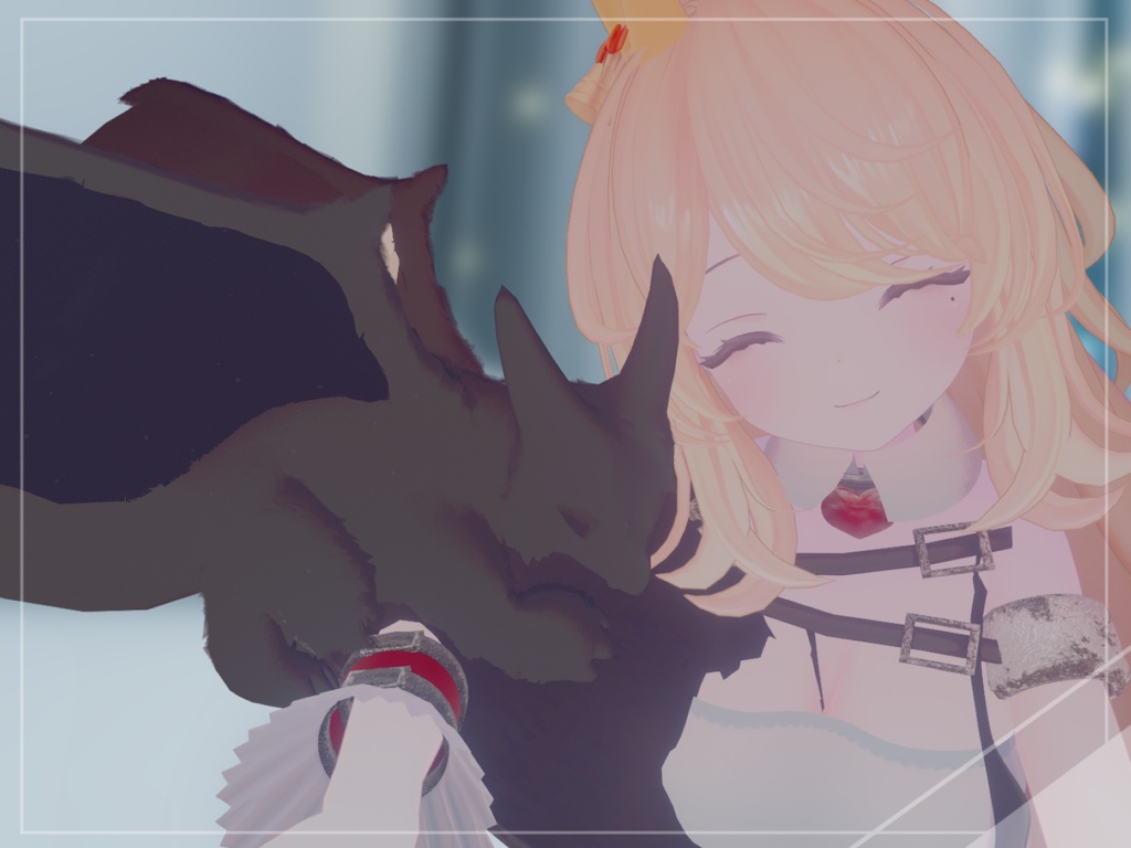 ウデノリチビドラ【リアクションギミックつき追従型ペット】【VRC】