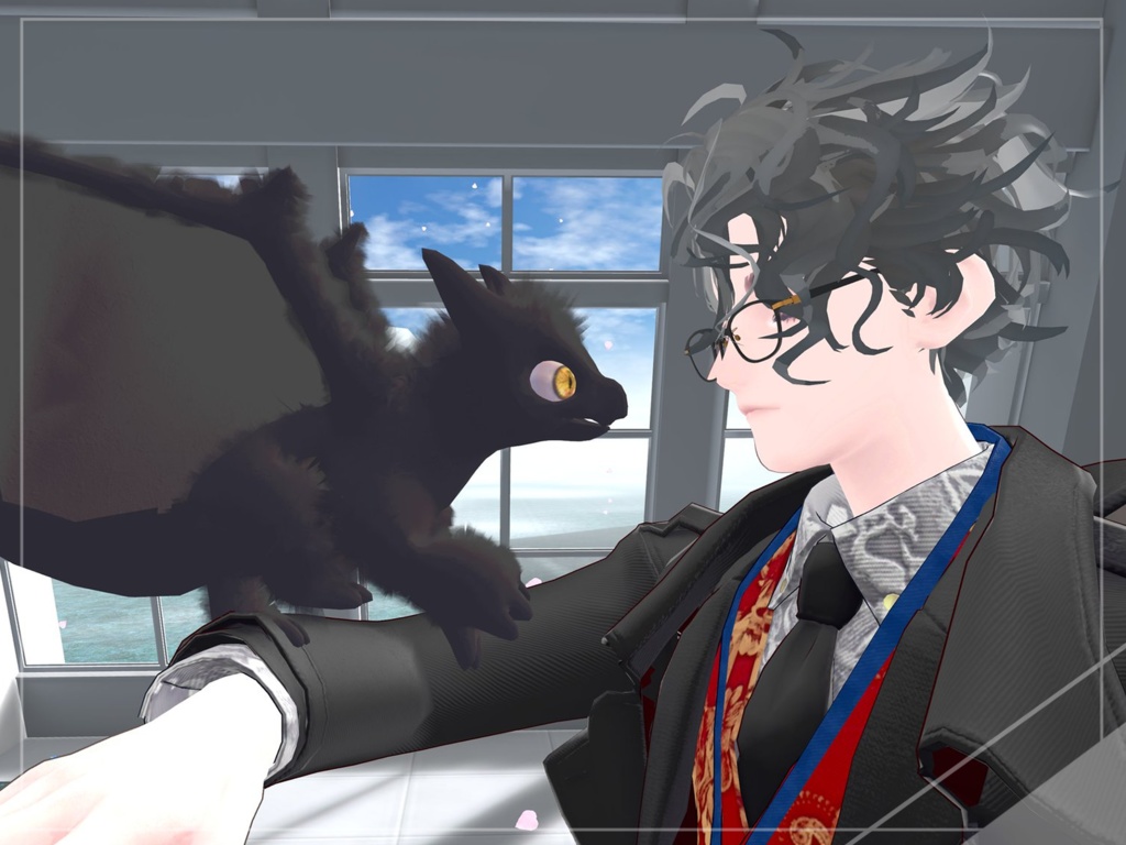 ウデノリチビドラ【リアクションギミックつき追従型ペット】【VRC】