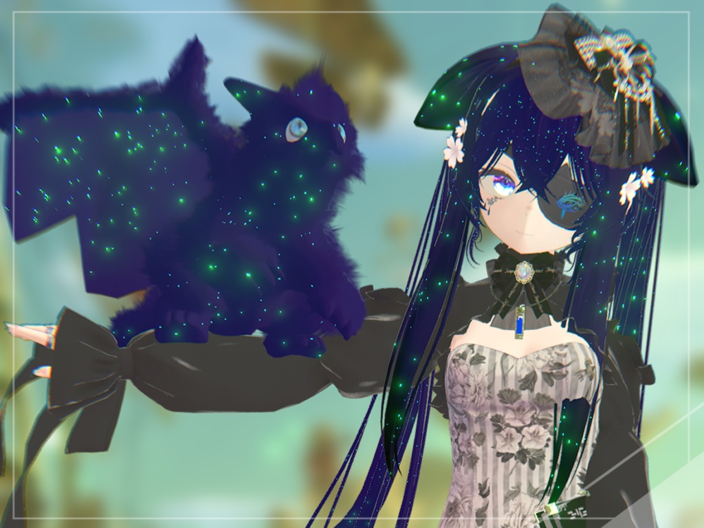 ウデノリチビドラ【リアクションギミックつき追従型ペット】【VRC】