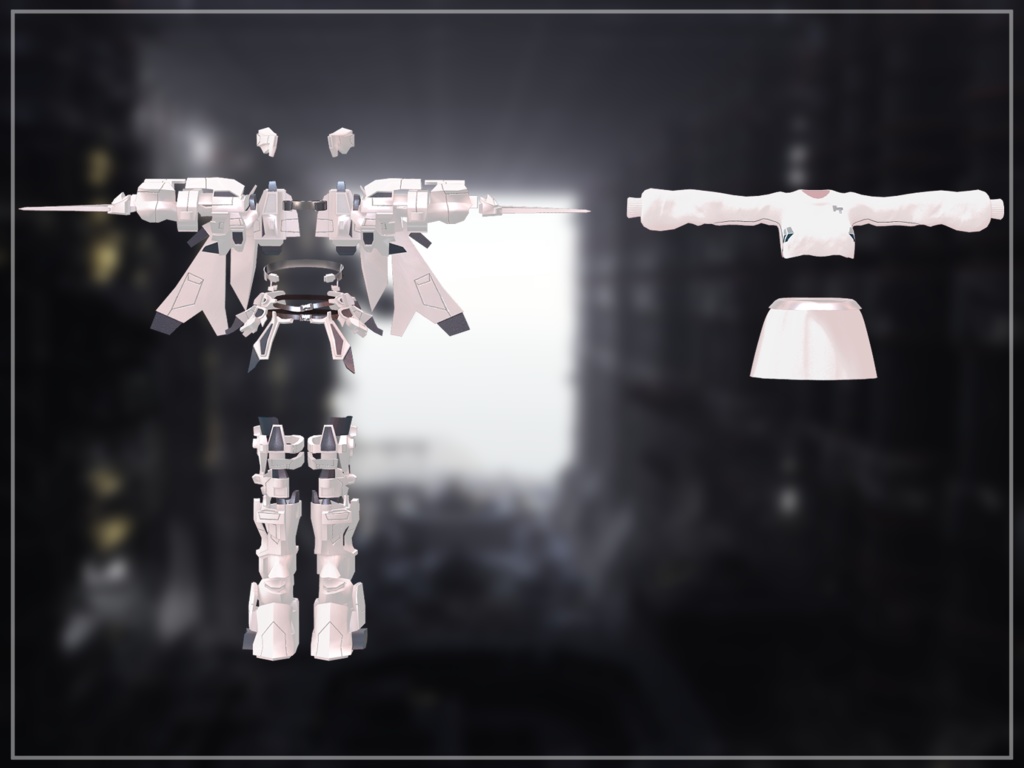 -cyber series- DEKADEKA armor【VRC】【森羅ちゃん対応】