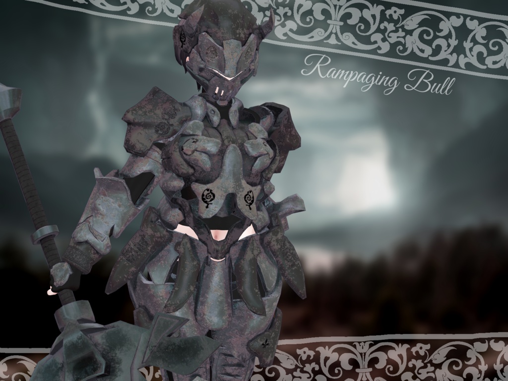 猛牛の鎧【VRC】【3アバター対応】