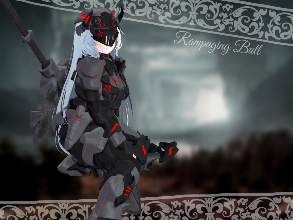 猛牛の鎧【VRC】【3アバター対応】