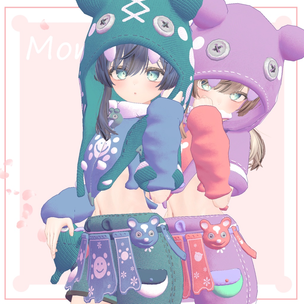 かいぶつちゃんの服【マヌカ対応】【桔梗対応】【VRC】