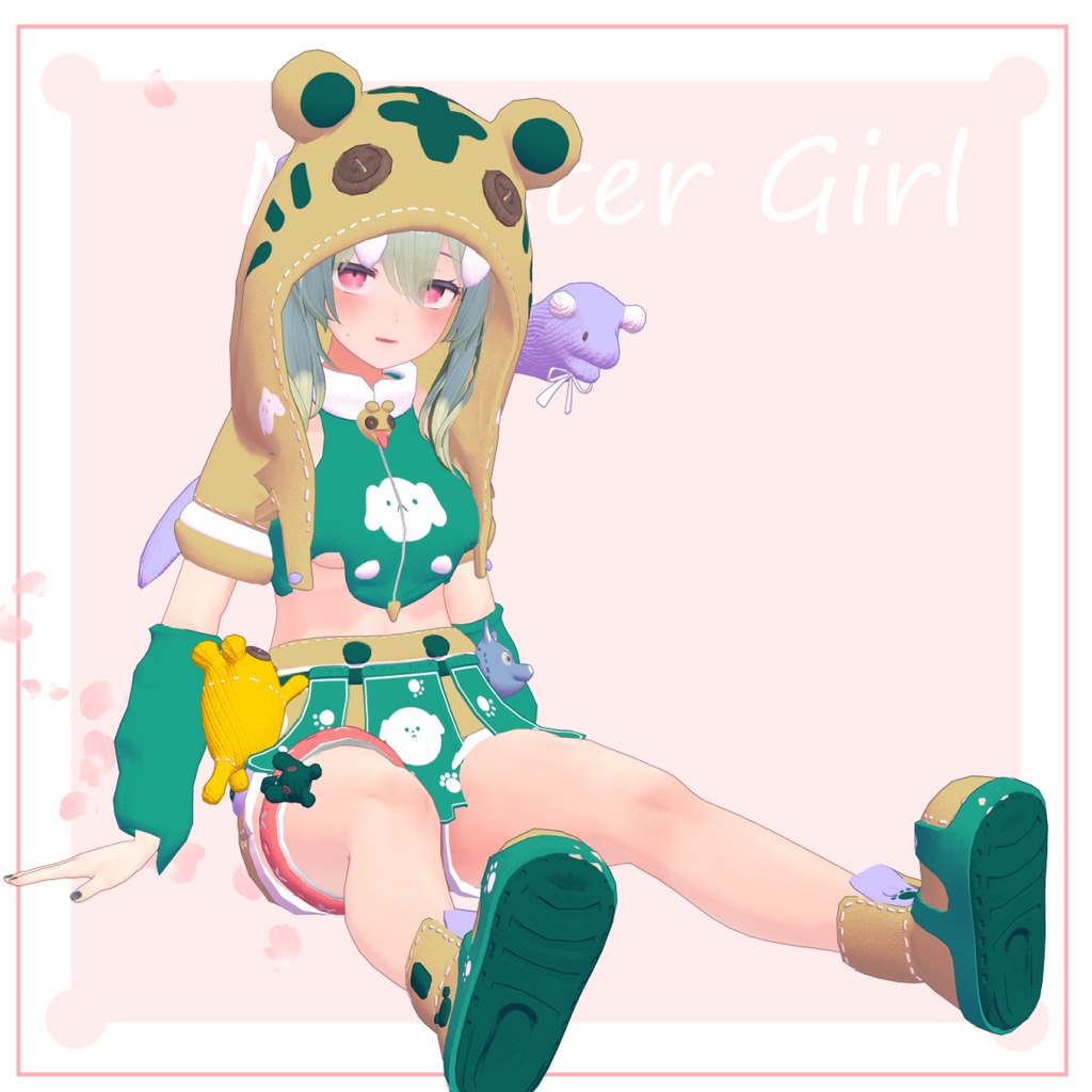 かいぶつちゃんの服【マヌカ対応】【桔梗対応】【VRC】