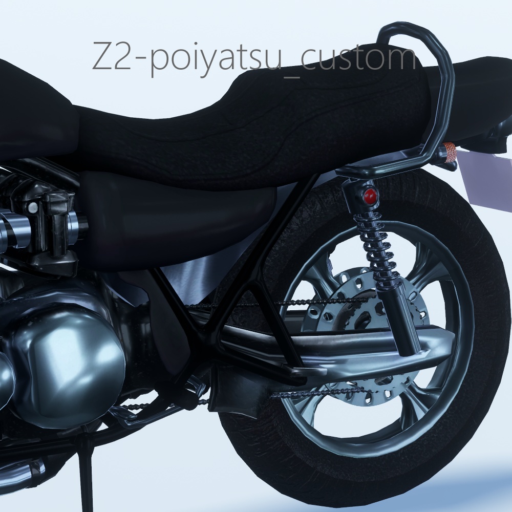 アバター用バイクギミック対応モデル「Z2-poiyatsu」【VRC】