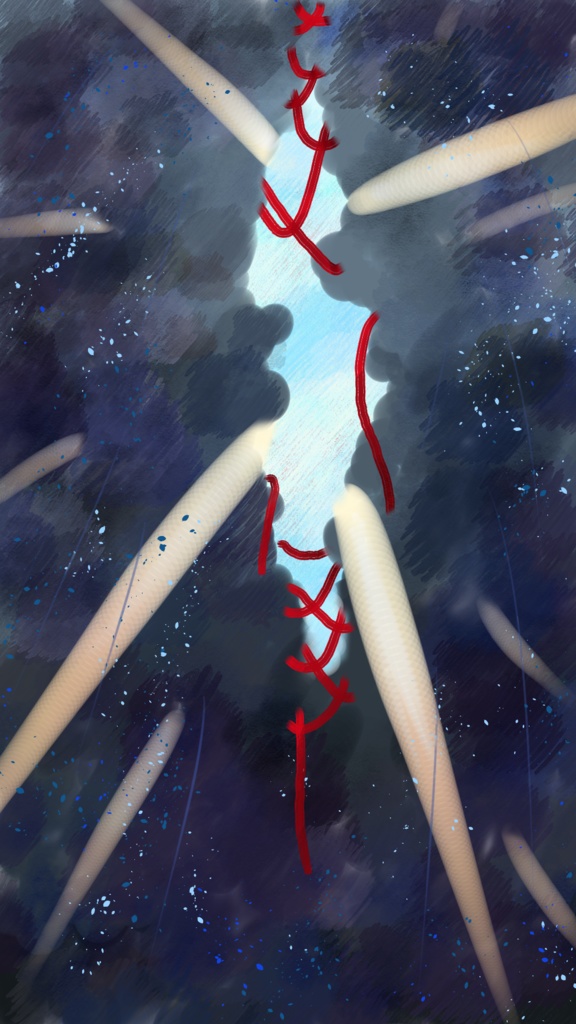 雲のほつれ