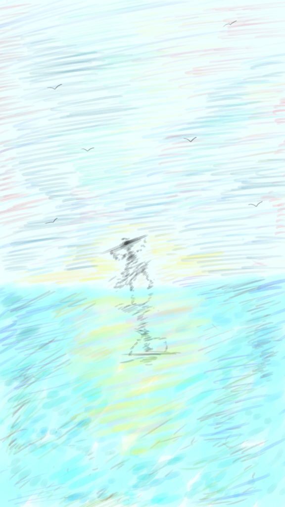 海辺の足音