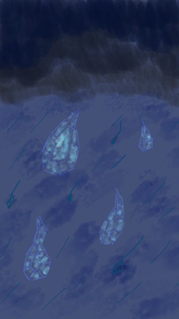 雨の結晶