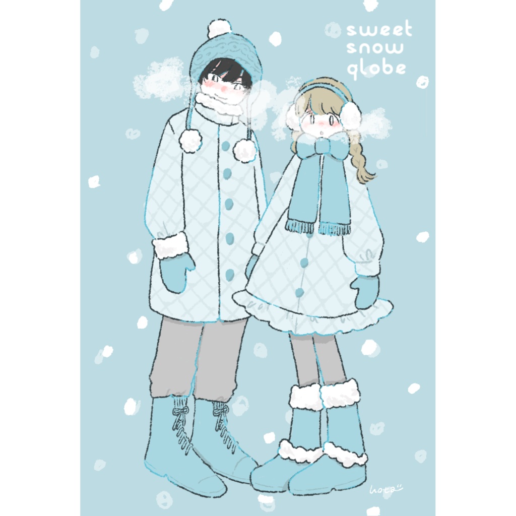 みなみき雪だるまコーデ
