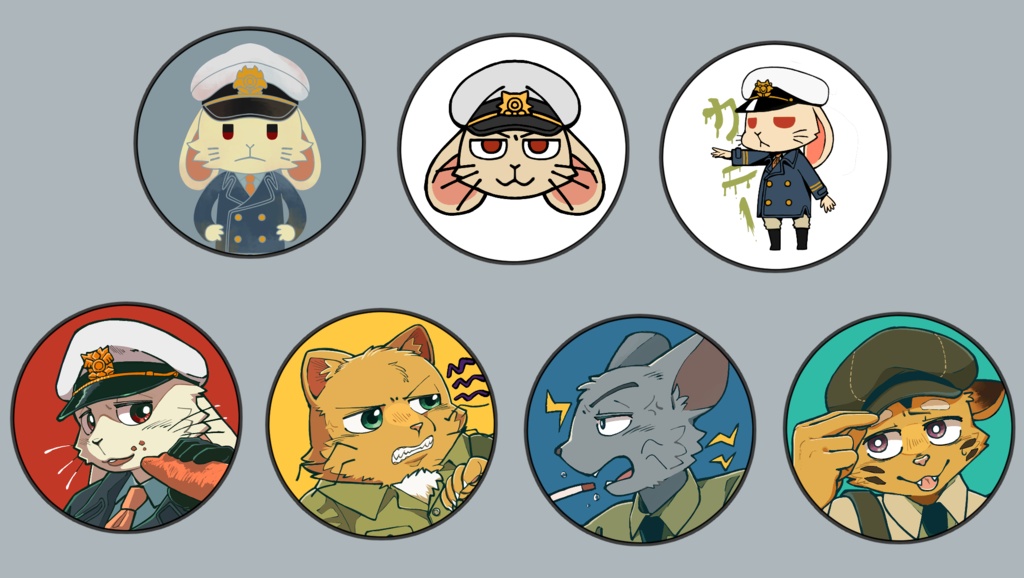 缶バッヂセット(7種)