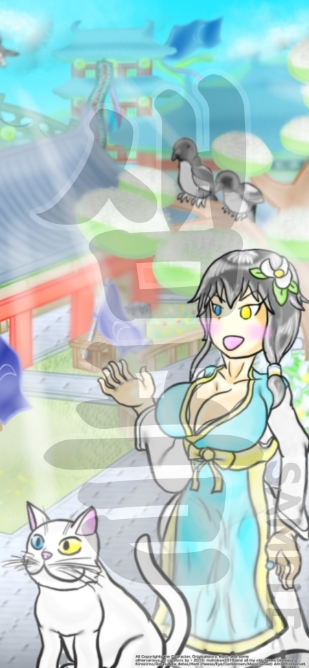 スマホ/PC対応壁紙 | <夜景差分付き>신라 내 풍경 전망 여행 〜新羅内の風景眺め旅〜