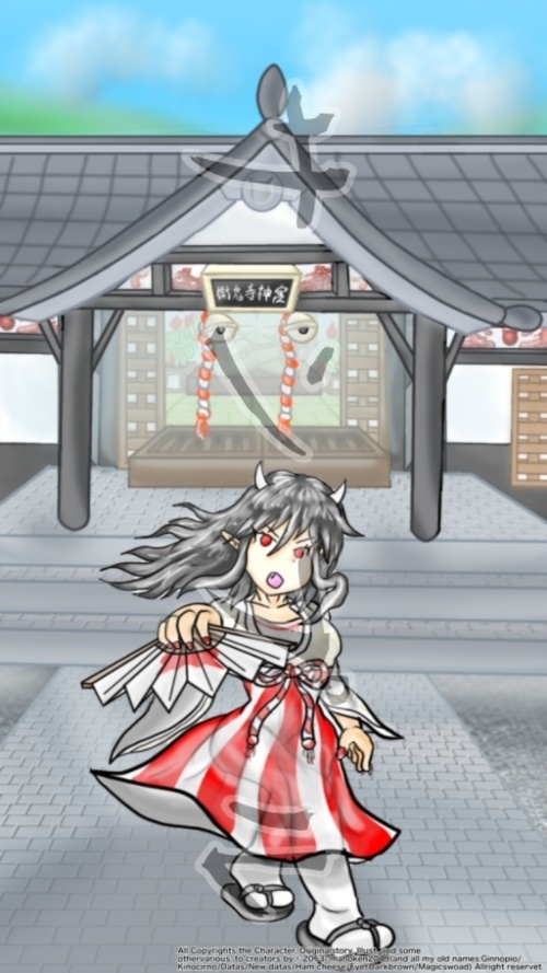 スマホ/PC対応壁紙|<昼差分付き>〜鬼ノ舞〜