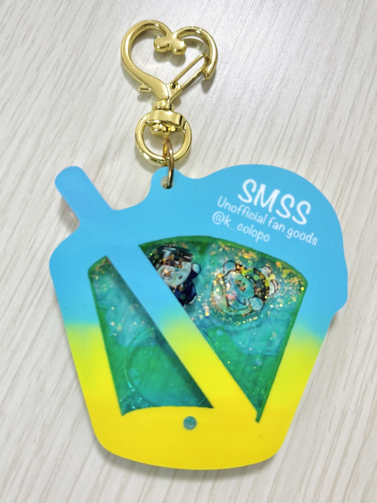 さめししグリッターオイルアクキー