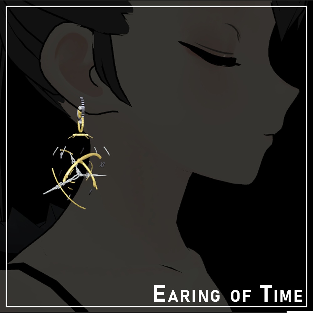 Earring of time 時間のイヤリング [+clock(時計)]