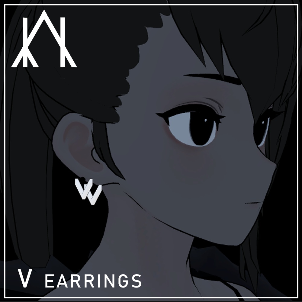 V earring [V イヤリング]