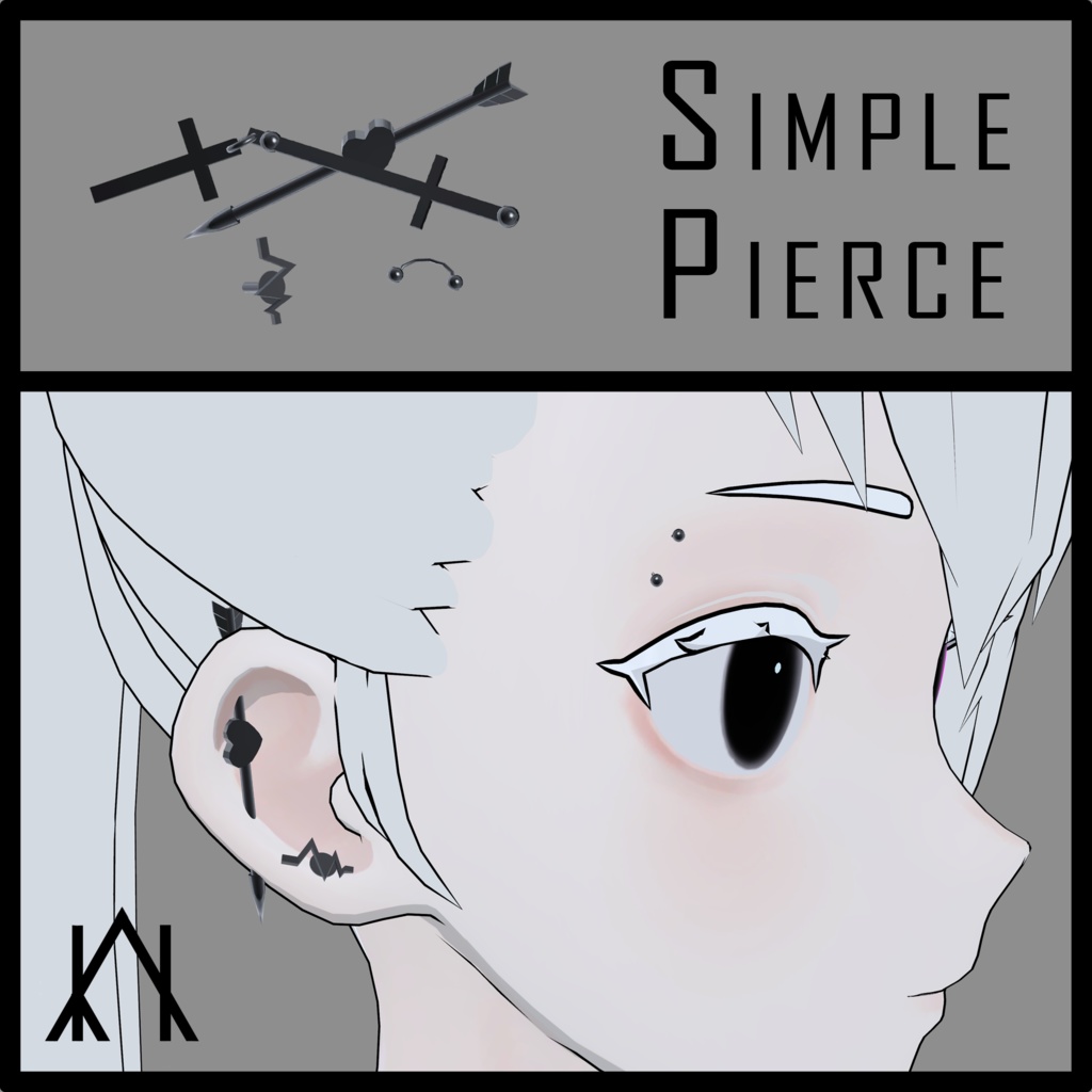 Simple Pierce {심플한 피어싱} [For grus]