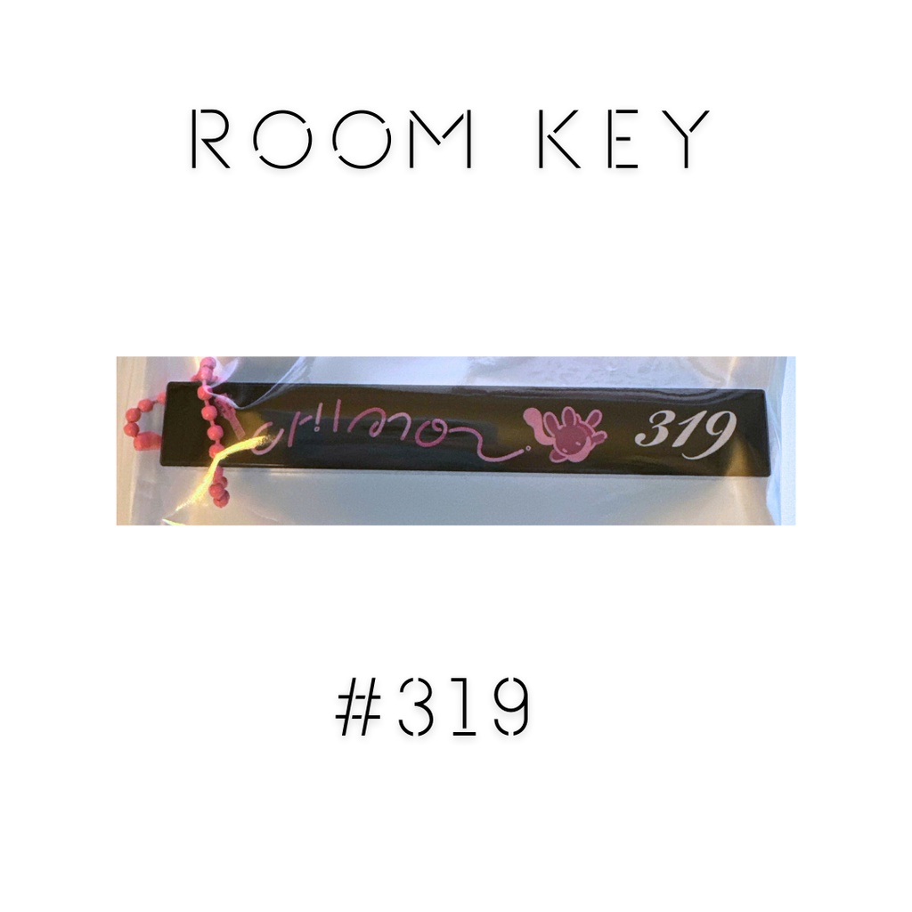 【黒色】ちものへや 319号室のルームキー
