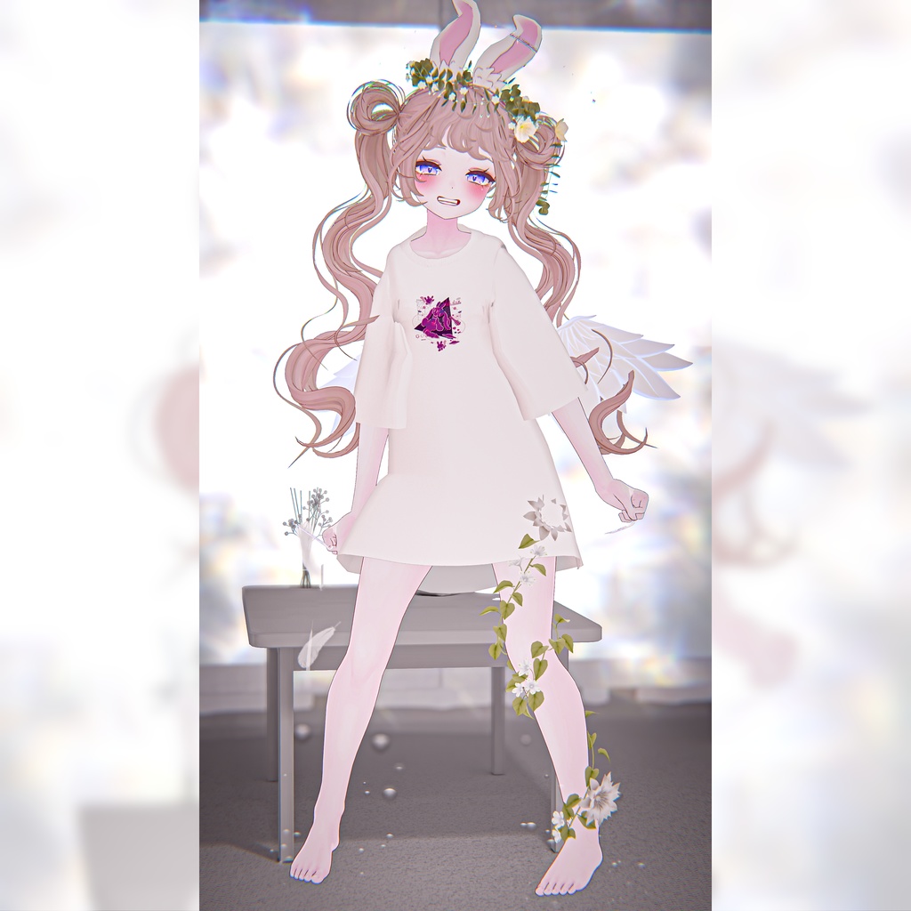 バーチャル版 宇宙ちも＊Tシャツ