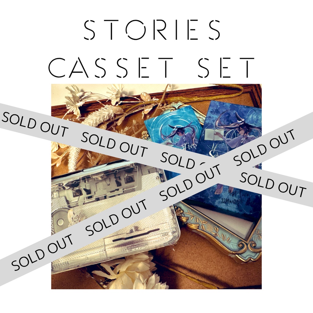 【ラスト１】Stories カセットテープ＆ちも＊デザインプレイヤーセット