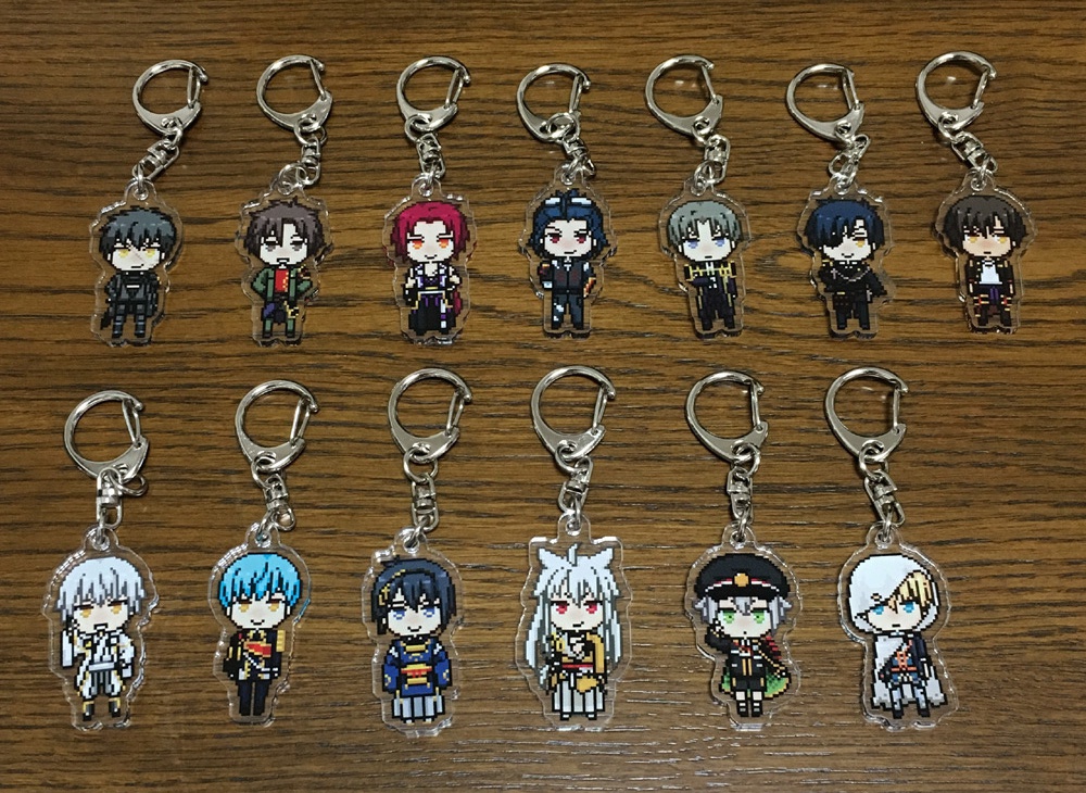 Pixel乱舞アクリルキーホルダー