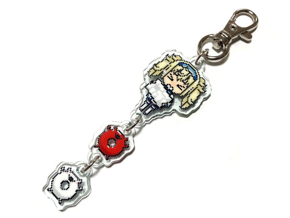 ガンビーちゃんと浮き輪さんアクリルキーホルダー