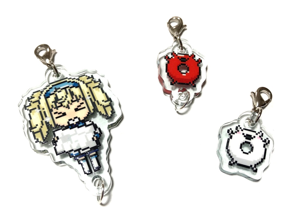 ガンビーちゃんと浮き輪さんアクリルキーホルダー