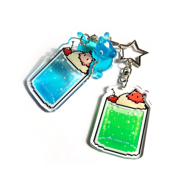 メンダコさんラムネソーダキーホルダー