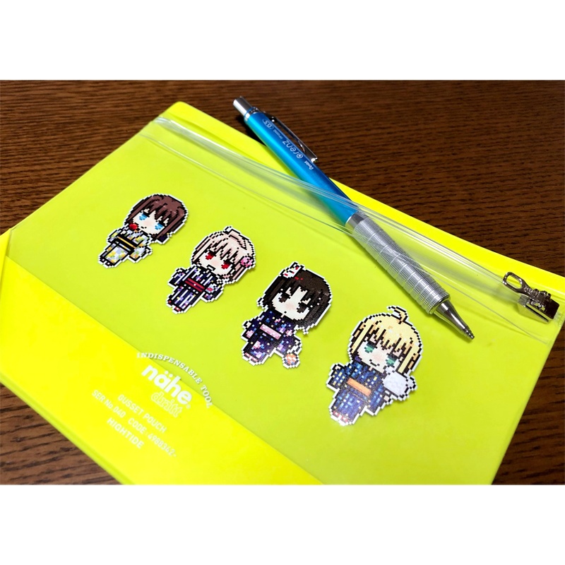 TMヒロイン 夏祭りアクリルキーホルダー(スタンド付)・ファスナーポーチ