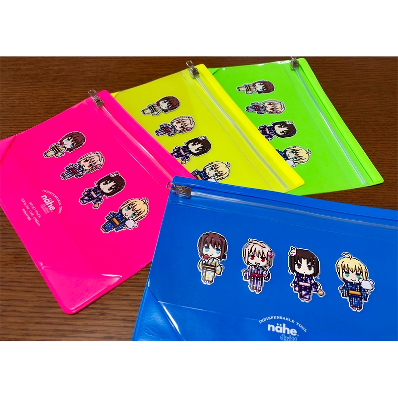 TMヒロイン 夏祭りアクリルキーホルダー(スタンド付)・ファスナーポーチ