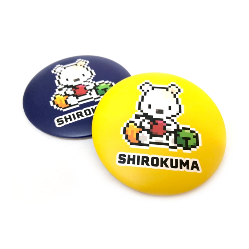 かき氷なシロクマさん缶ミラー(専用保護ケース付)