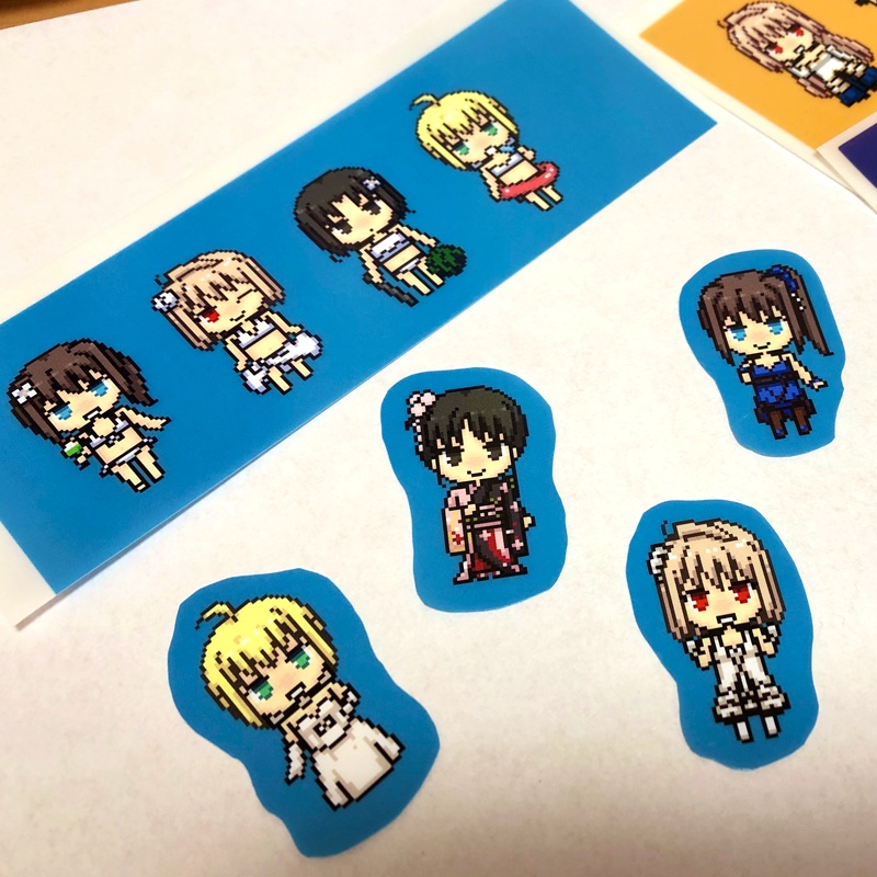 TYPE-MOON作品セルフカットシール vol.4