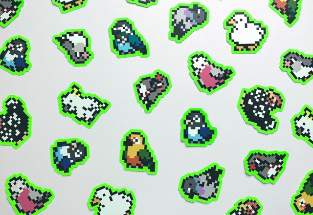 【9/21追加】トリさんダイカットステッカー