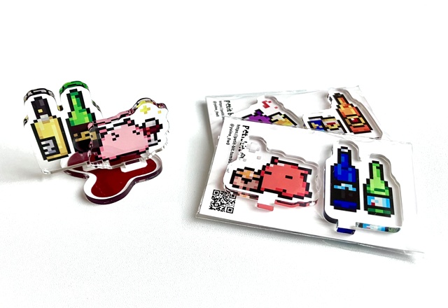 メンダコさんほろ酔いアクリルスタンド