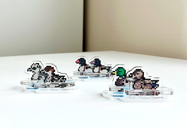 水鳥アクリルスタンド