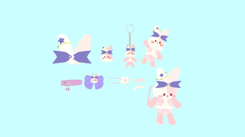 【AngelMoonイメージキャラクター】RAY グッズセット ʚ♡ɞ