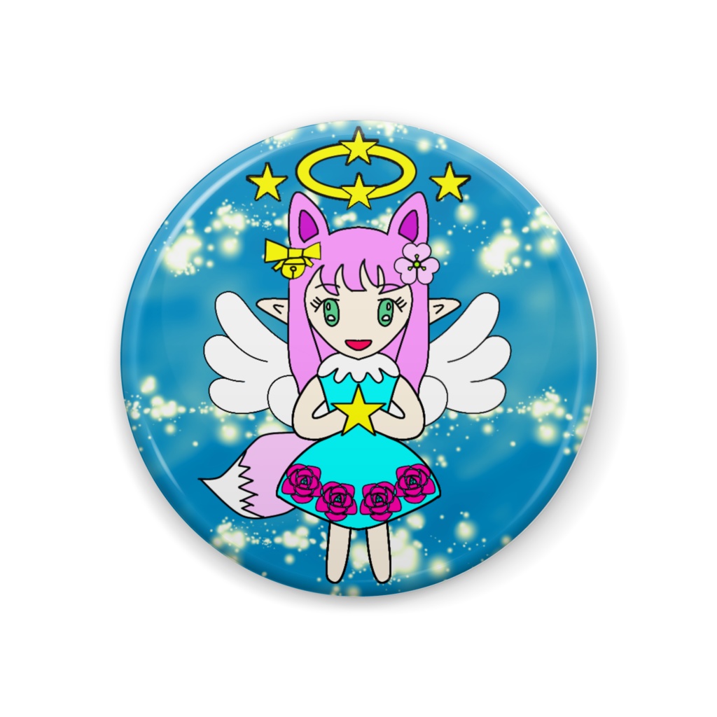 宇宙キラキラシャナミ　缶バッジ