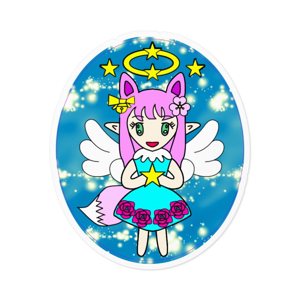 宇宙キラキラシャナミ　ステッカー